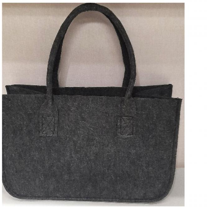 felt bag, dark gray 