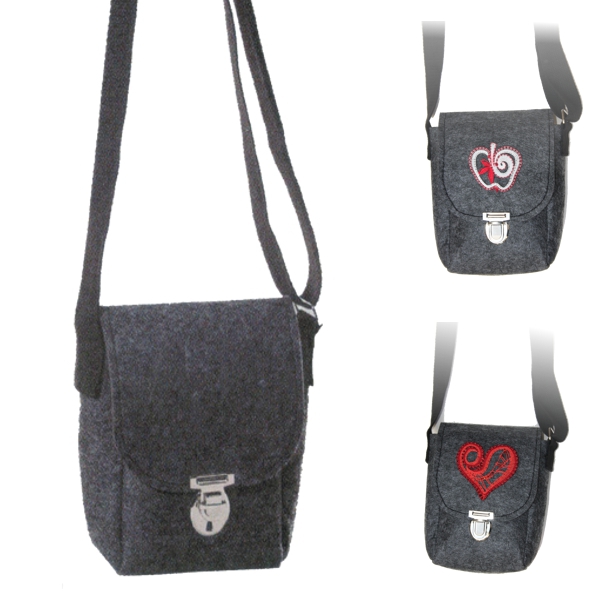 Filz - Überschlagtasche 