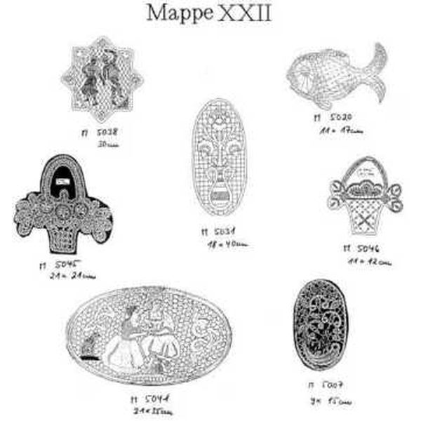 Klöppelbrief Ostmark Klöppelschätze Mappe 22 