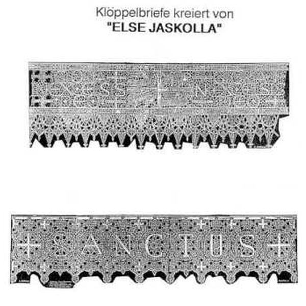 Klöppelbrief Ostmark Klöppelschätze Altarspitze 