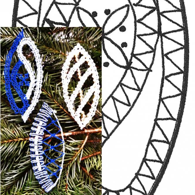 Klöppelbrief Ellipse 