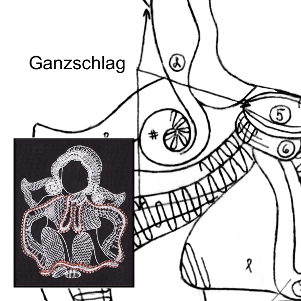 Klöppelbrief Engelchen 