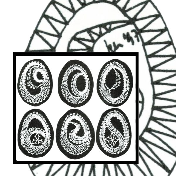 Pattern for easter eggs 