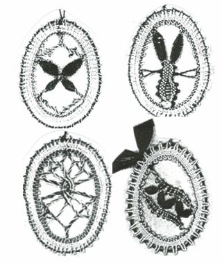 Klöppelbriefe - Schnelle Ostereier 