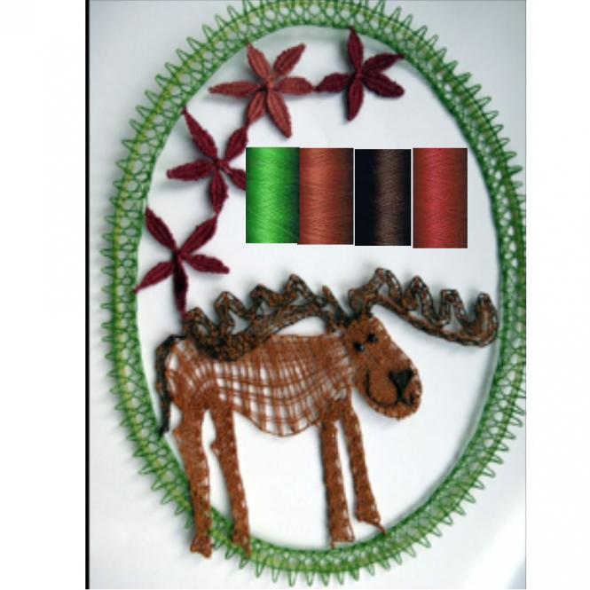 SET Elch KB + 4x Garn 