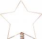 Christmas Tree Topper Star 5-pointed, gold-plated 