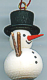 Wooden Miniatures to Hanging - Christmas Snowman