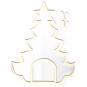 Wooden Frame Christmas Tree with Interior 