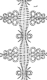 Pattern "Trees" for U-Boat 3-part (Length: 29 cm / 11,4 in)