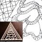 Bobbin Pattern Fir for LED Triangle 30cm 