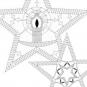 pattern star-set nr. 1, for LED star-set 88048 