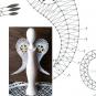 Pattern angel wings 2 for wooden body 22cm 