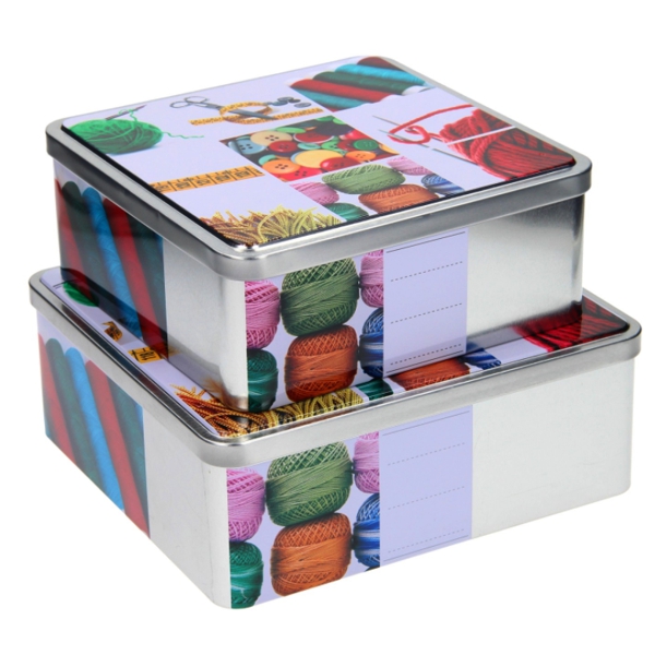 Klöppelshop | Aufbewahrungsdosen 2er Set