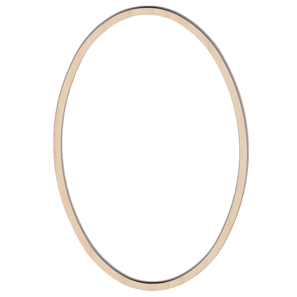 Wooden Frame Oval